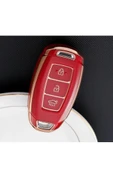 Hyundai I30 Ix25 Ix35 Kona Elantra Accent Santa Fe Anahtar Koruma Kılıfı 3 Tuşlu 2.resime Bakınız thumbnail 1