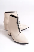 Kadın Önden Fermuarlı Günlük Topuklu Bot thumbnail 1