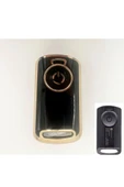 Yamaha Yeni Kasa 2021-22-23 Model Xmax 250 400 Tech Max Tricity Anahtar Kılıfı Siyah-Gold thumbnail 1