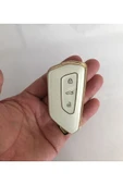 Seat Leon Ve Fr Mk4 2021 Model Uyumlu Lüx Kaliteli Anahtar Koruma Kabı 1.sınıf Üründür Beyaz Renk thumbnail 4