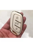 MG HS GT ZS EV ZX MG5 MG6 Roewe RX3 RX5 I5 ERX5 I6 I5 ANAHTAR KILIFI BEYAZ GOLD thumbnail 1