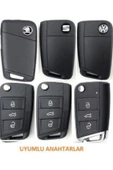 Seat Leon Fr Mk3 Ve Golf 7 Uyumlu Lüks Anahtar Koruma Kılıfı thumbnail 2