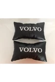 Volvo Nakışlı 1 Çift Deri Boyun Yastığı Ve 1 Çift Kemer Pedi thumbnail 2