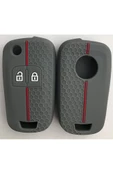 Opel Astra J Corsa D Corsa E Insignia Mokka Meriva 2 Tuslu Silikon Anahtar Kılıf 2.resime Bakınız thumbnail 1