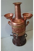 Bakırcı Alttan Yakmalı Bakır Semaver thumbnail 2