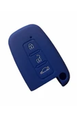 Hyundaı I35 Ix35 Sorento Sportage Uyumlu Silikon Anahtar (MAVİ) thumbnail 1