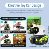 Ozmik LED gece lambası yıldızlı gökyüzü projektör Galaxy Robot projeksiyon lambasıMüzik Çalar thumbnail 2