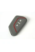 Seat Leon Ve Fr Mk4 2021 Model Gri Renk Silikon Anahtar Koruma Kılıf 2.resime Bakınız thumbnail 1