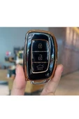 Hyundai Elantra Ix35 Tucson I10 I20 I30 I40 Ix35 Lüx Anahtar Koruma Kılıfı Siyah 2.resime Bakınız thumbnail 1