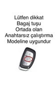 Hyundai Sonata Tuscon Uyumlu Silikon Anahtar Koruma Kılıf Lütfen Anahtar Teyit Yapınız thumbnail 2