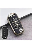 Renault Megane 4 Clio 5 Koleos Tpu Anahtar Kılıf (siyah-gold) thumbnail 1