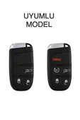 Fiat 500 X 5001 Egea Cross Akıllı Lüks Anahtar Kılıfı Beyaz Uyumlu 2.resime Bakınız thumbnail 2