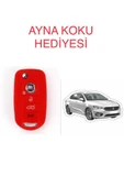 Fiat Egea 500x Silikon Anahtar Koruma Kılıfı + 5 Adet Hediye Koku thumbnail 1