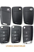 Seat Leon Mk3 Golf 7 Ve 7.5 T-roc Lüks Anahtar Koruma Kılıfı thumbnail 2