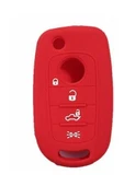 Yeni Ürün ! Fiat Egea - Fiat 500X Silikon Anahtar Kılıfı Kabı KIRMIZI thumbnail 1