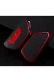 Seat Leon Ve Fr Mk4 2021 Model Uyumlu Lüx Kaliteli Anahtar Koruma Kabı 1.sınıf Üründür Kırmızı Renk thumbnail 2