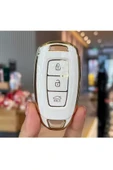 Hyundai I30 Ix25 Ix35 Kona Elantra Accent Santa Fe Anahtar Koruma Kılıf 2.resime Bakınız thumbnail 1