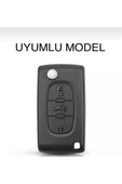 Citröen Xsara Picasso C5 C6 C8 Anahtar Koruma Kılıfı 3 Tuşlu 2.resime Bakınız thumbnail 2