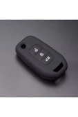 Renault Megane 4 Clıo 5 Koleos Silikon Anahtar Kılıf (Siyah) thumbnail 4