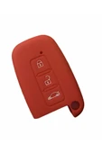 Hyundaı I35 Ix35 Sorento Sportage Uyumlu Silikon Anahtar (KIRMIZI) thumbnail 1