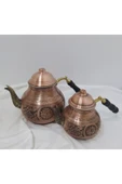 Kıvraklar El Yapımı Bakır Çaydanlık Ağır Bakır thumbnail 2