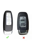 Audi A3 2021 A6l A7 A8 Q8 E Tron C8 D5 Anahtar Kılıfı Mavi thumbnail 2