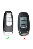 Audı A3 A4 A3 A6l A7 A8 C8 Q8 D5 E Tron Silikon Anahtar Kılıf thumbnail 5