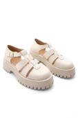 Marjin Kadın Yüksek Taban Loafer Günlük Ayakkabı Parisa ekru thumbnail 1