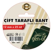 Gen-Of Çift Taraflı Bant 12x25 m (GEN-8201) - 1