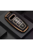 Audi A3 2021-2022 A6l A7 A8 Q8 E Tron C8 D5 Anahtar Kılıfı thumbnail 1
