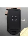 Renault Austral Clio 5 Megane 4 Captur Koleos Kadjar Silikon Anahtar Kılıfı Siyah thumbnail 1