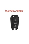 Opel Corsa F Crossland X Grandland X Vivaro Anahtar Kılıfı Sustalı Model thumbnail 2