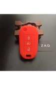 208 308 407 408 508 2008 3008 4008 Rcz Sustalı Model Silikon Anahtar Kılıfı Kırmızı thumbnail 1