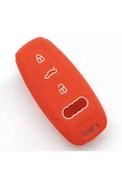 Audi A3 2021-2022 A6l A7 A8 Q8 E Tron C8 D5 Anahtar Kılıfı Kırmızı thumbnail 1