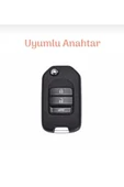 Honda Civic H-rv C-rv Sustalı Anahtar Koruma Kılıf 2.resime Bakınız thumbnail 2