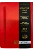 Ece Ajanda Marmaris Kırmızı Çizgili Günlük 12x16 2025 thumbnail 2
