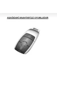 Mercedes B C E Sınıfı C180 C200 Cla Cle Amg W205 W213 W222 E200 300 Anahtar Kılıf 2.resime Bakınız thumbnail 2