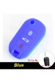 Opel Vivaro Grandland X Crossland X Anahtar Kılıfı Sustalı Model Mavi thumbnail 1
