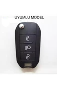 Peugeot 208 308 408 508 2008 3008 4008 5008 Rifter Slikon Anahtar Kılıfı 2.resime Bakınız thumbnail 2