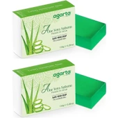Agarta El Yapımı Doğal Sabun 150GR Aloe Vera (2 Li Set) thumbnail 1