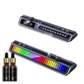 Ozmik Akıllı araç parfüm sprey aromaterapi ve cep numarası geçici park işareti  RGB renkli müzik - 1