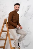 SLİMFİT YARIM BALIKÇI ERKEK TRİKO SPOR KAZAK - 2