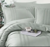 Clasy Melkor Çift Kişilik Ranforce Nevresim Takımı V9 Adaçayı thumbnail 2