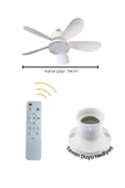 TAYTECH Tay-Tech Rbr Tavan Vantilatörlü Led Ampul, Kumandalı, 3 Renkli, Kademe Ayarlı - 1
