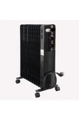 Voltomat 2500W 11 Dilim Yağlı Radyatör Petek Gibi Kalorifer Elektrikli Isıtıcı Yanan Siyah - 1