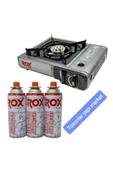 Rox Kamp Gazı 3 Adet Rox Portatif Ocak 1 Adet thumbnail 2