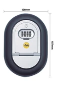 Yale kilit Bysbx Y500/187/1 Şifreli Anahtar Kutusu Dış Mekana Uygun Blsmx 1022830 - 2