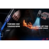 Ozmik F72 Şarjlı Kablosuz 40000 Mah Jet Hava Üfleyici Ev ve Araba Mangal Için - 7