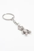Oyuncak Ayıcık Anahtarlık - Antik Gümüş Kaplama - Kadın Erkek - 2