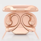 QASUL Çanta Şeklinde Kulak Kancası Tarzı Ses Kaçağı Olmadan Zarif Asılı Kordon  Kablosuz Kulaklık - 4